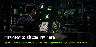 Приказ ФСБ № 161: требования к образованию и стажу сотрудников центров ГосСОПКА